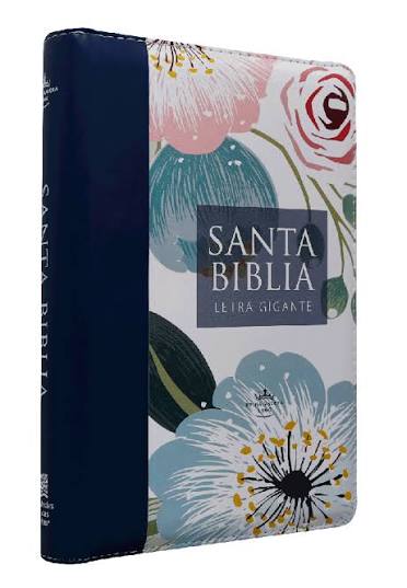 SANTA BIBLIA / LETRA GRANDE / FLORAL