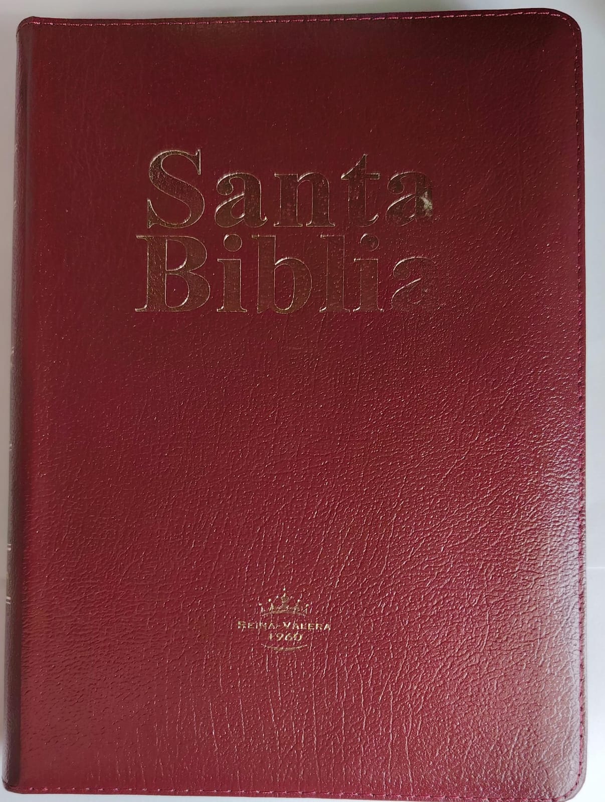 SANTA BIBLIA REINA VALERA 1602 PURIFICADA-BONDED MAHOGANY-ZIIPPER