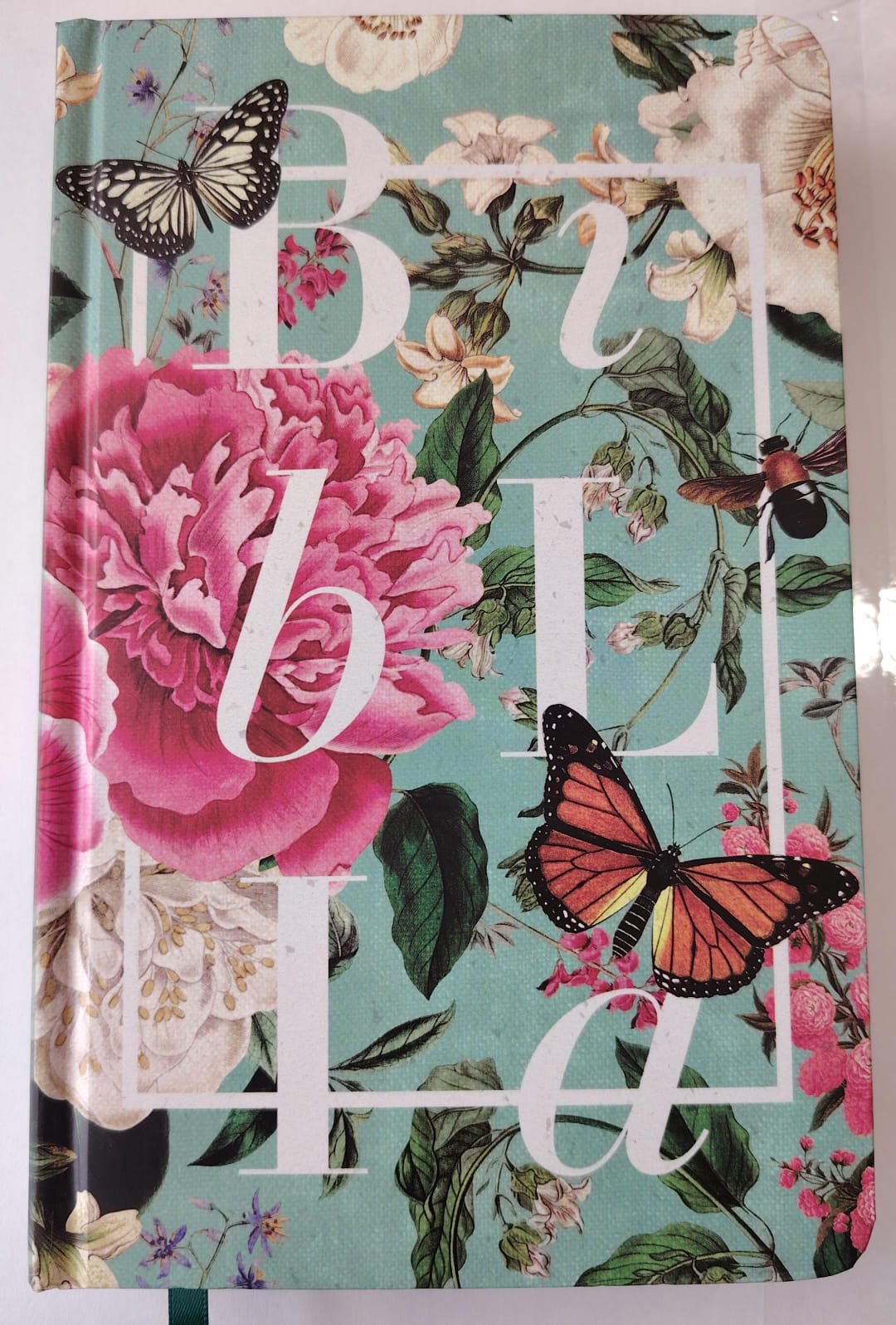 SANTA BIBLIA EDICION ARTISTICA DISENO DE CUBIERTA FLORAL
