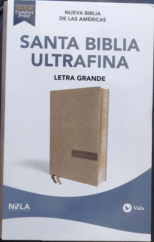 BIBLIA COMPACTA ULTRAFINA-TONO BEIGE