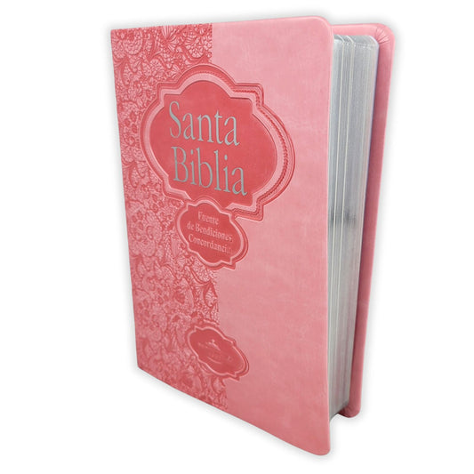 SANTA BIBLIA FUENTE DE BENDICIONES CONCORDANCIA floreado