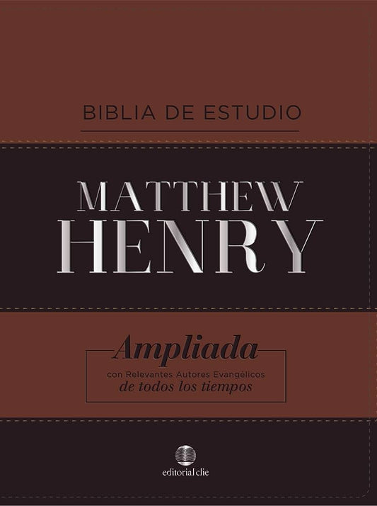 BIBLIA DE ESTUDIO MATTHEW HENRY NEGRA