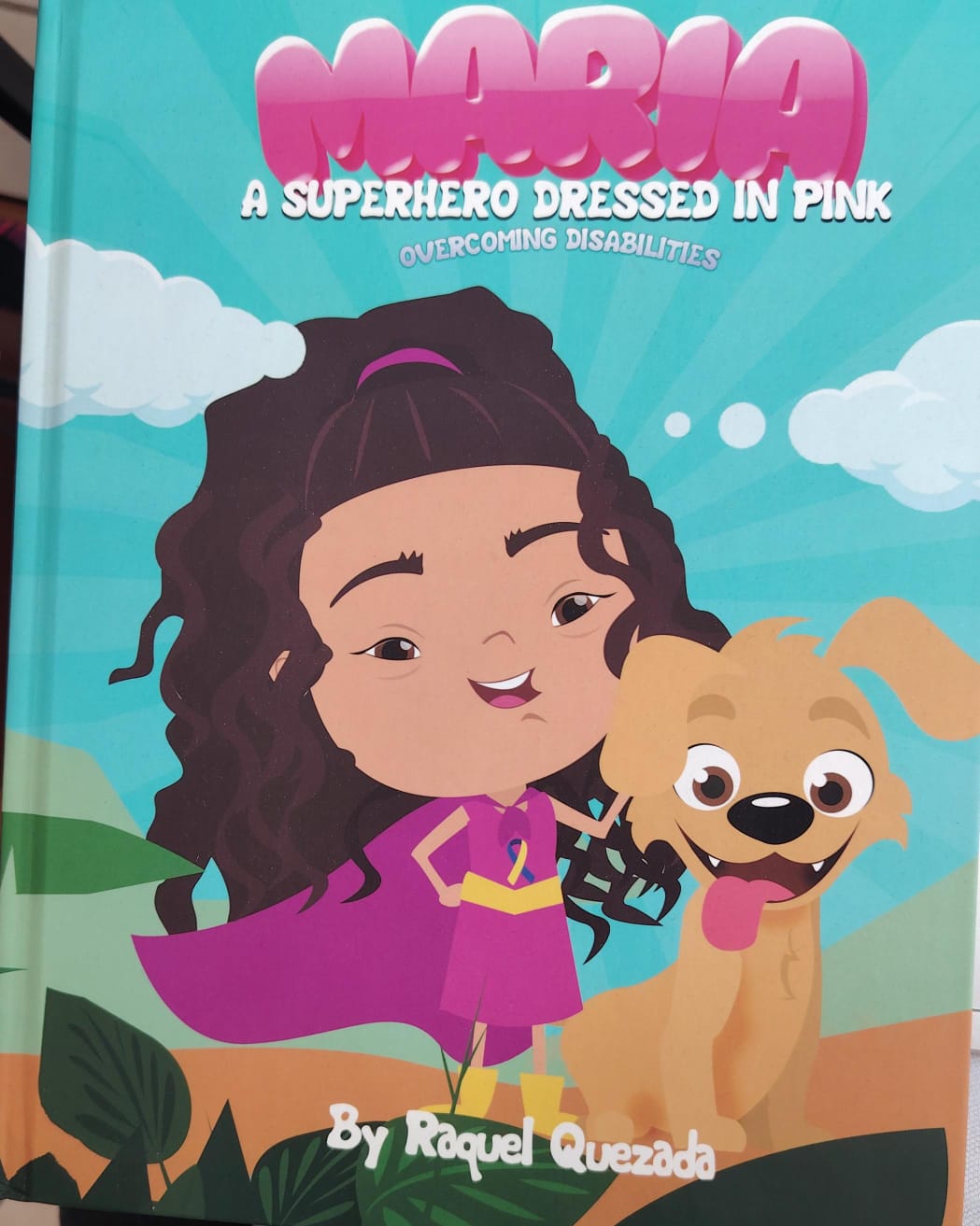 MARIA A SUPERHERO DRESSED IN PINK