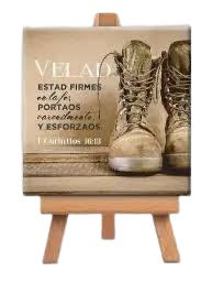 CUADRO DE MADERA CON MSM BIBLICOS