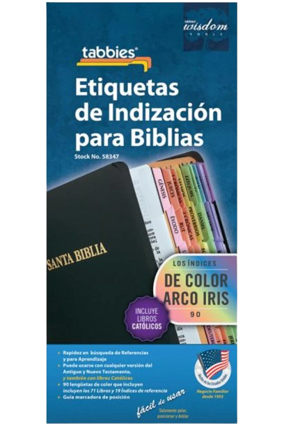 ETIQUETAS DE INDIZACION PARA BIBLIAS ARCO IRIS