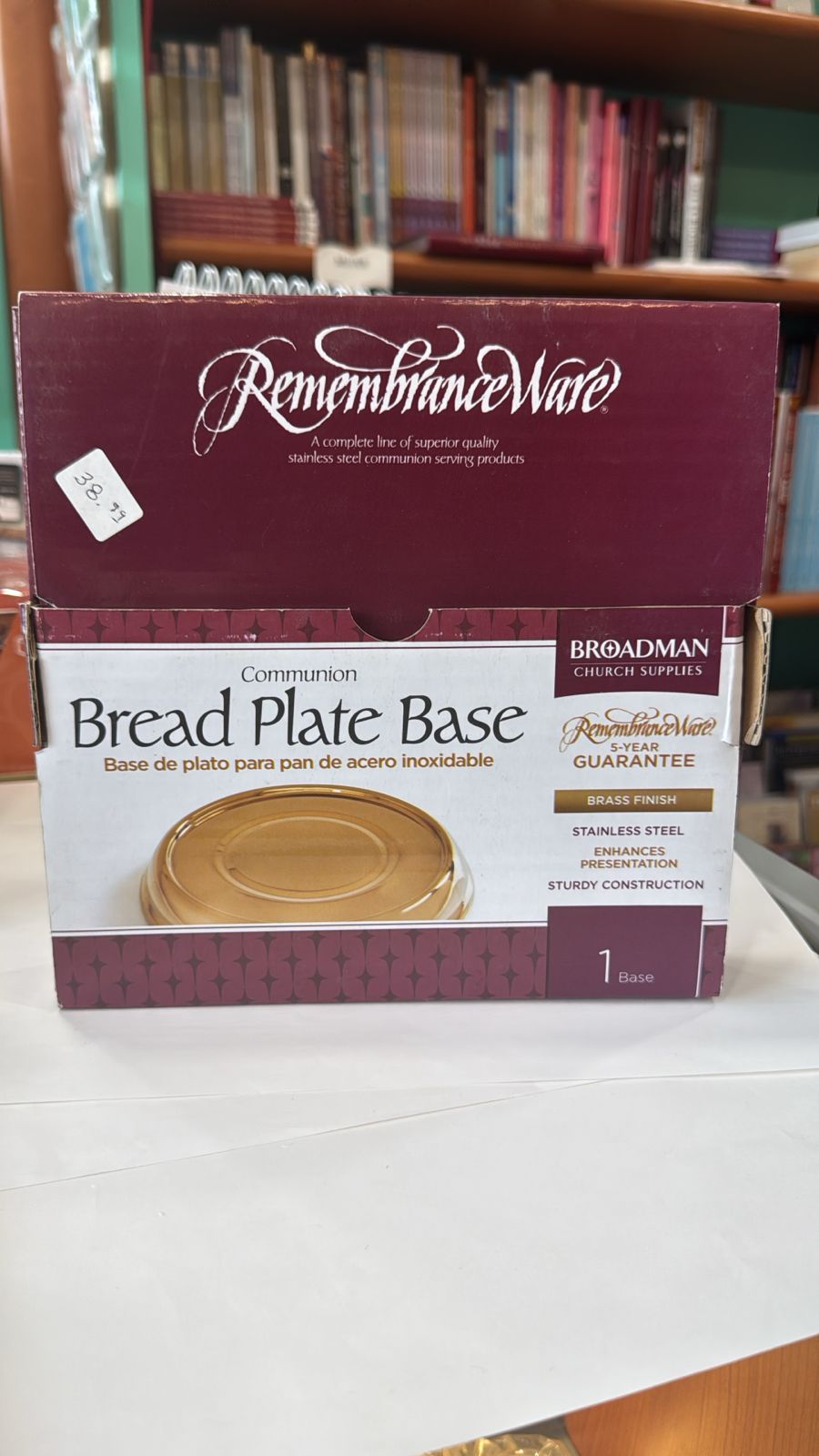 BASE DE PLATO PARA PAN DE ACERO INOXIDABLE BASE