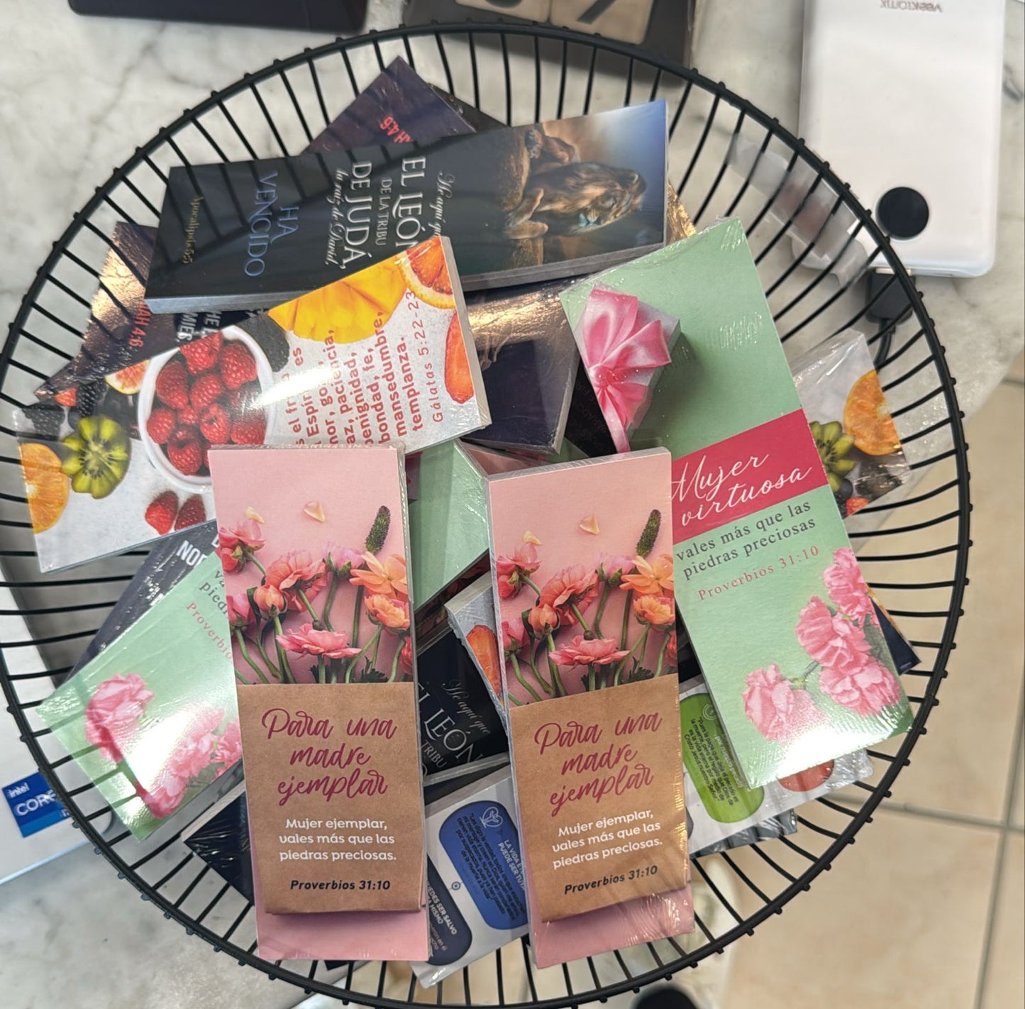 TARJETAS DE REGALO CON MSM BIBLICOS