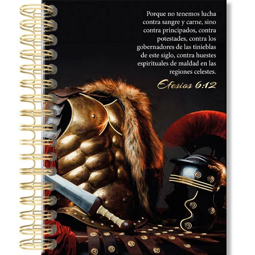 LIBRETAS DE APUNTES CON ESPIRAR CON MSM EFESIOS 6:12