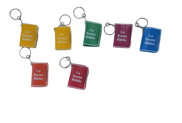 LLAVEROS BIBLIAS DE COLORES