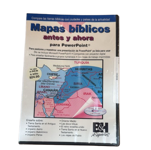 CD CON MAPAS BIBLICOS ANTES Y AHORA