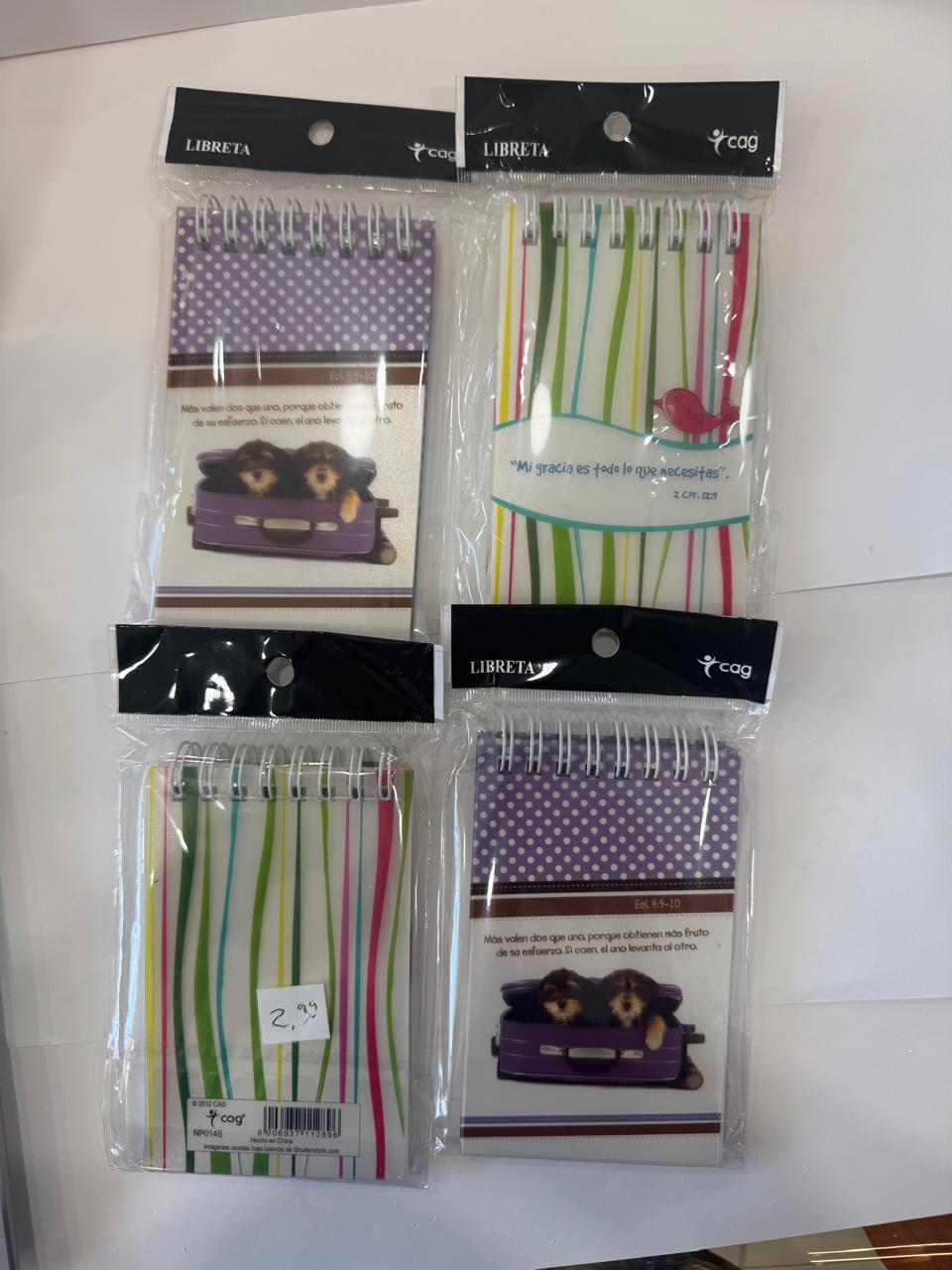 LIBRETA DE VARIOS MODELOS