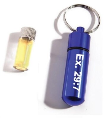 LLAVEROS ACEITE AZUL