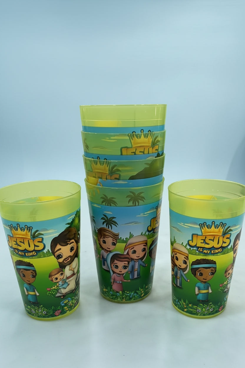VASOS COLOR VERDE