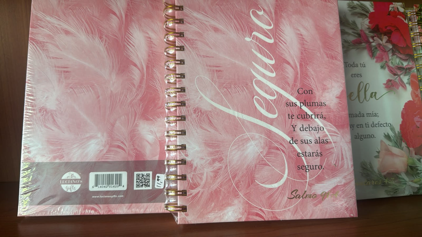 LIBRETAS DE APUNTES CON ESPIRAR CON MSM SALMOS 91:4