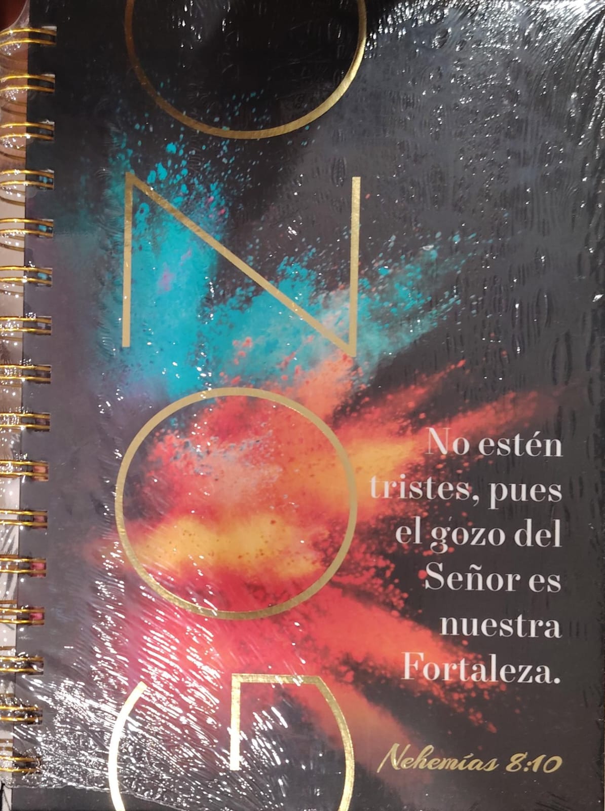 LIBRETA ESPIRAL DEVOCIONAL NEHEMIAS 8:10
