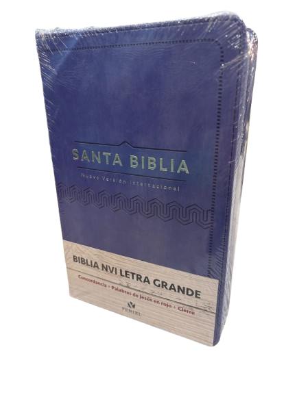 SANTA BIBLIA MORADA LETRA GRANDE