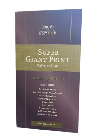 Biblia de referencia en letra supergigante