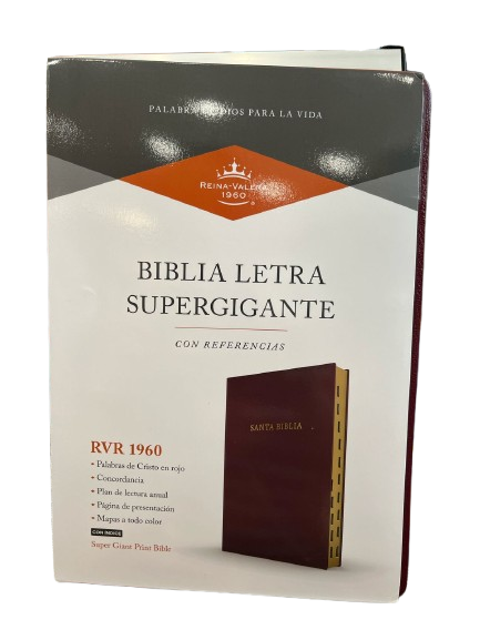 BIBLIA LETRA SUPERGIGANTE CON REFERENCIA