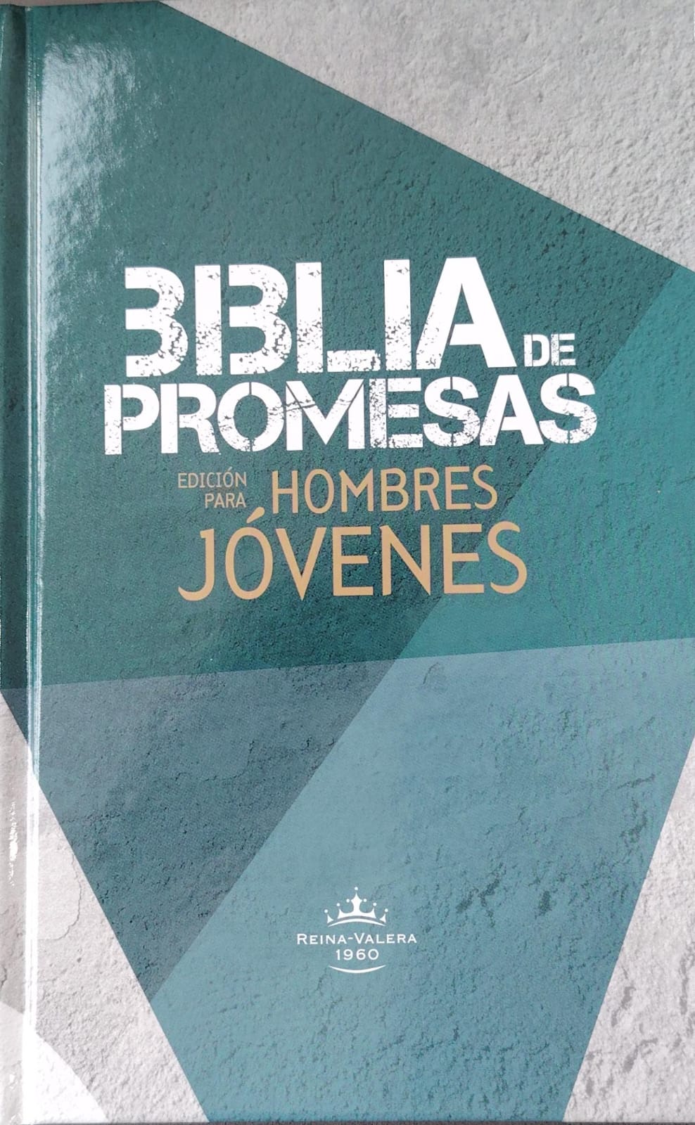 BIBLIA DE PROMESAS EDICION PARA MUJERES PASTA DURA COLOR VERDE ESMERALDAS CON TRAZOS DE 4 COLORES EN GRISES CLAROS
