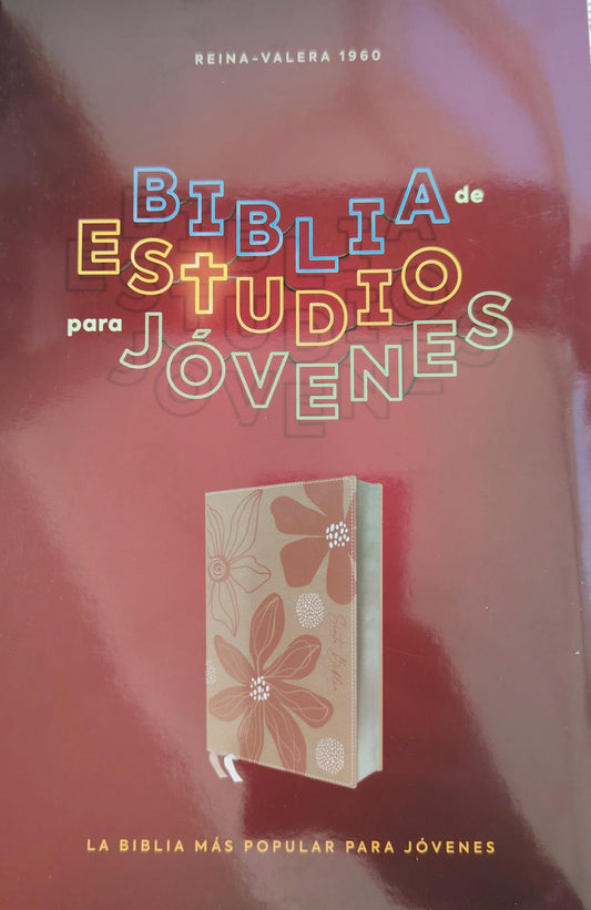 BIBLIA DE ESTUDIOS PARA JOVENES- COLOR ORO ROSA