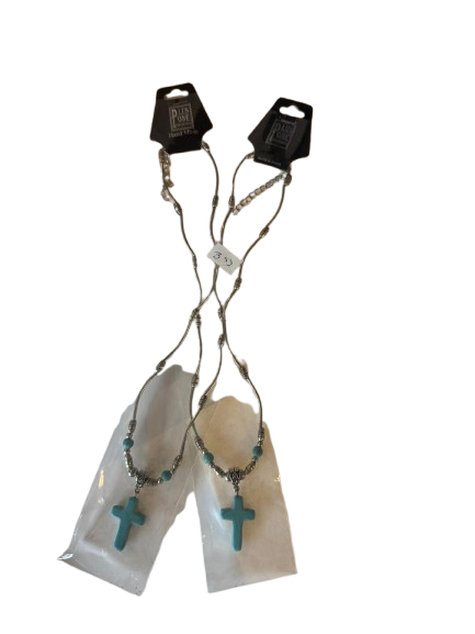 COLLAR COLECCIÓN PLUS ONE CON DIJE DE CRUZ CELESTE