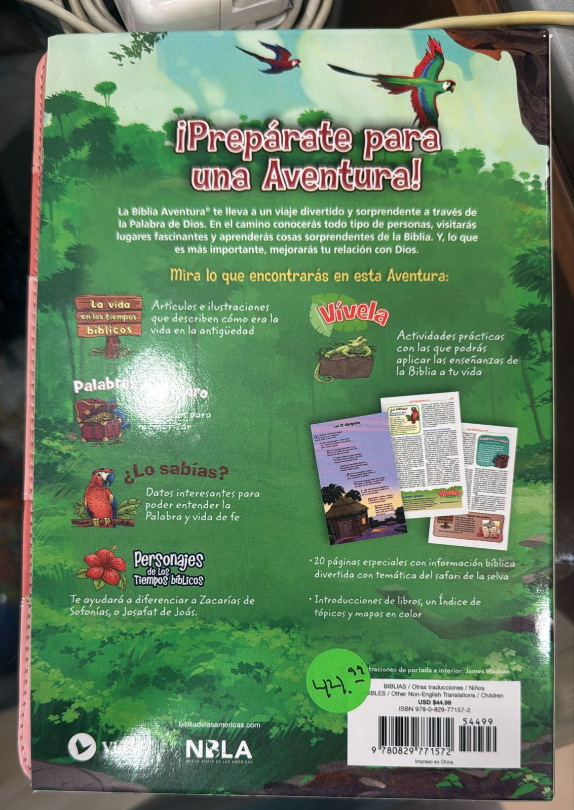 BIBLIA AVENTURA BILIA #1 PARA NIÑOS