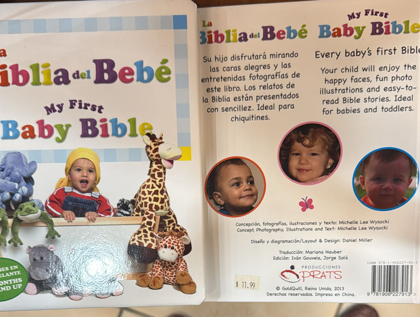 LA BIBLIA DEL BEBÉ MI PRIMERA BIBLIA PARA BEBÉ