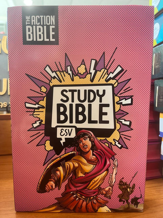 THE ACTION BIBLE / STUDY BIBLE ESV/ ROSA