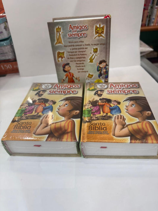 SANTA BIBLIA AMIGOS POR SIEMPRE COLORES