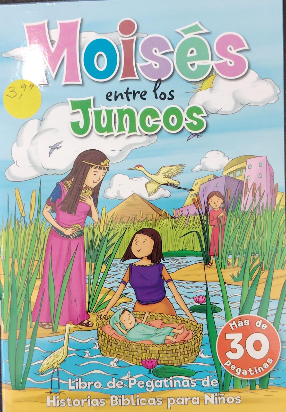 MOISES ENTRE LOS JUNCOS - LIBRO DE PEGATINAS