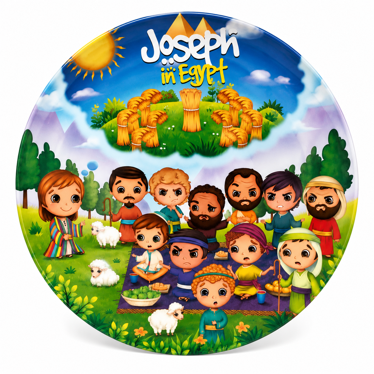PLATO PARA NIÑO CON MSM JOSE IN EGYPT