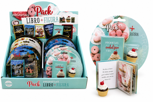 PACK PROMESAS LIBRO + FIGURAS