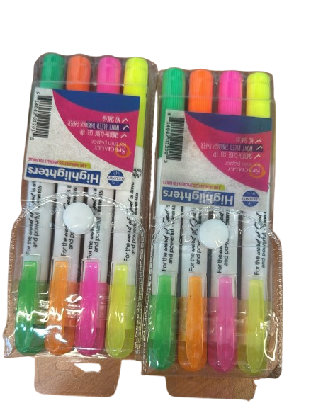 PAGUETES DE MARCADORES DE COLORES