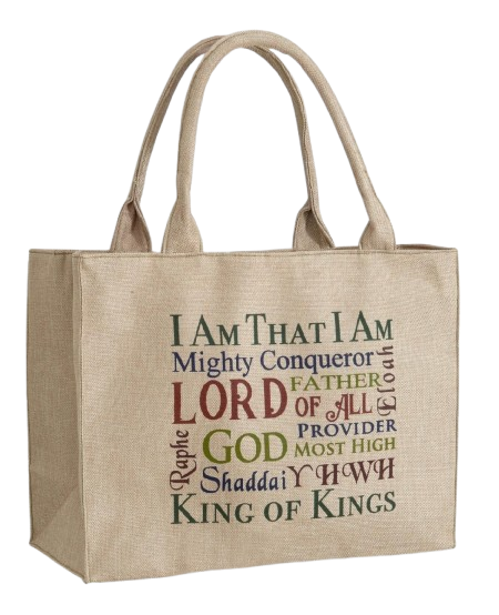 BOLSO DE YUTE CON HSH CRISTIANOS