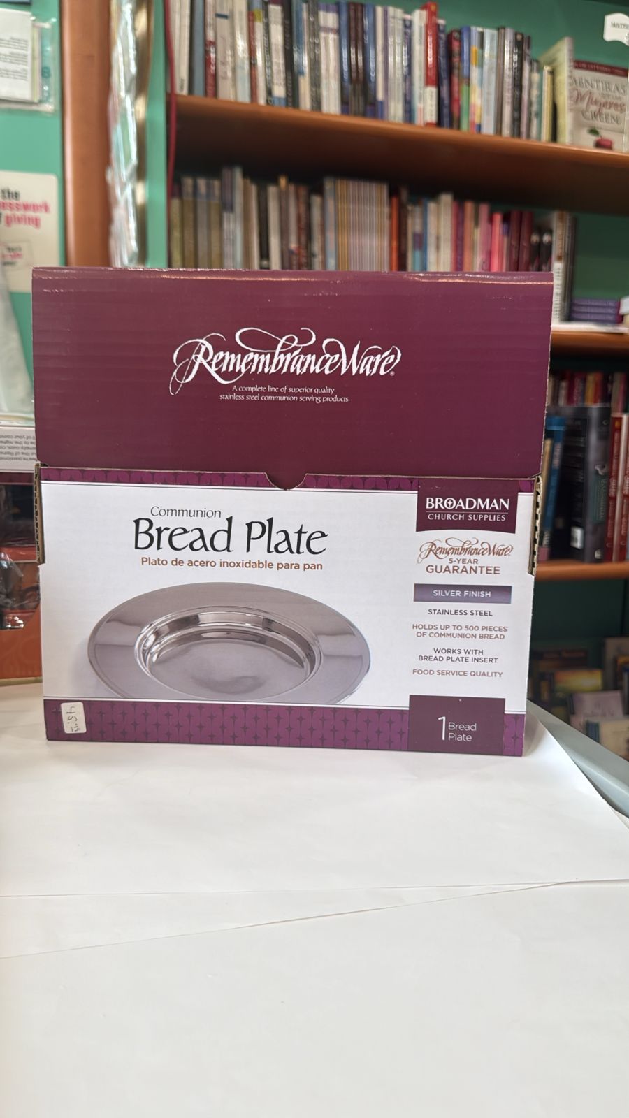 BASE DE PLATO PARA PAN DE ACERO INOXIDABLE 500 PIEZA