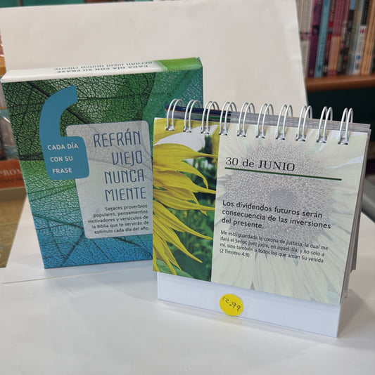 CADA DIA CON SU FRASE REFRAN VIEJO NUNCA MIENTE