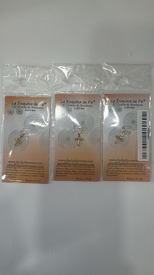 DIJE CRUZ PEQUENA LA ESQUINA DE FE GOLF