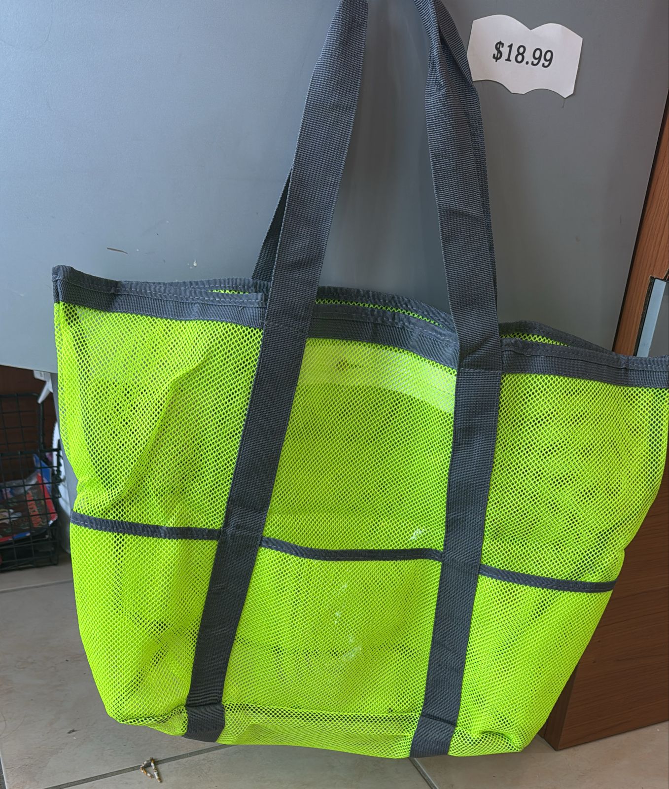 BOLSO COLOR VERDE FOSFORESCENTE