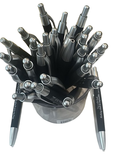 ESFEROS NEGROS CON PLATA CON MSM BIBLICOS