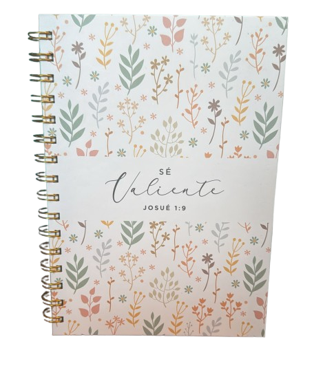 LIBRETAS DE APUNTES CON ESPIRAÑ SE VALIENTE JOSUE 1-9