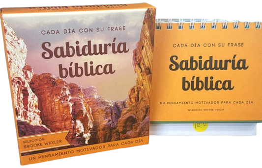 PERLAS DE SABIDURIA CAJA COLOR NARANJA