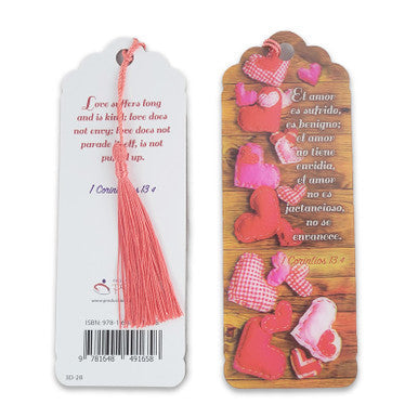 SEPARADOR BILINGUE EN 3D-JOVENES DE LA BIBLIA / CAJITA METAL / CAFE