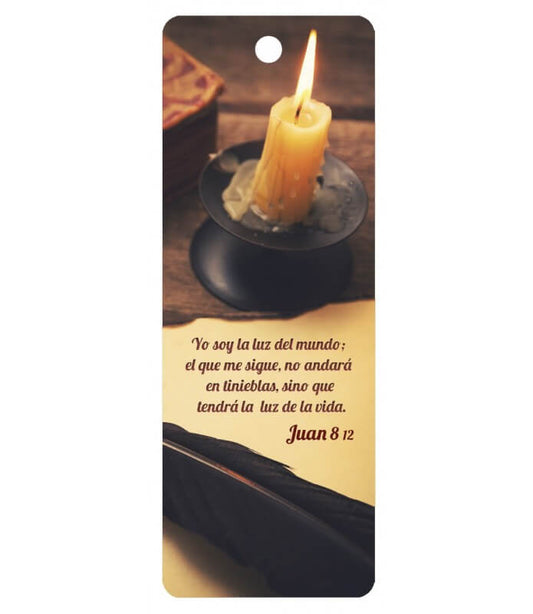 SEPARADOR BILINGUE EN 3D-LETRA GIGHANTE JUAN 8:12