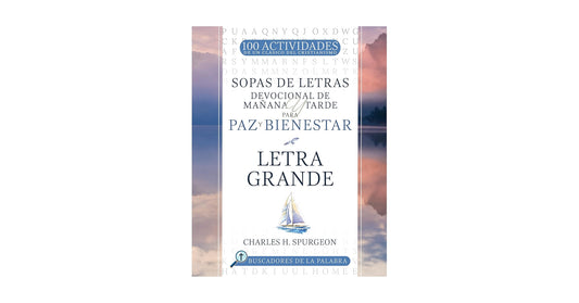 SOPA DE LETRA / DEVOCIONAL DE MAÑANA Y TARDE / PAZ Y BIENESTAR
