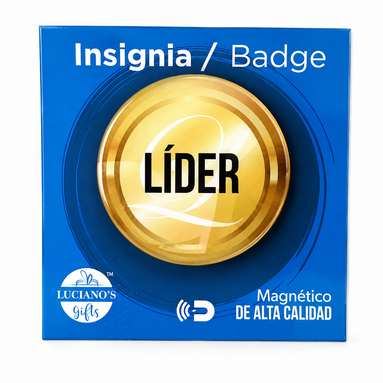 INSIGNIA LIDER MAGNETICO DE ALTA CALIDAD
