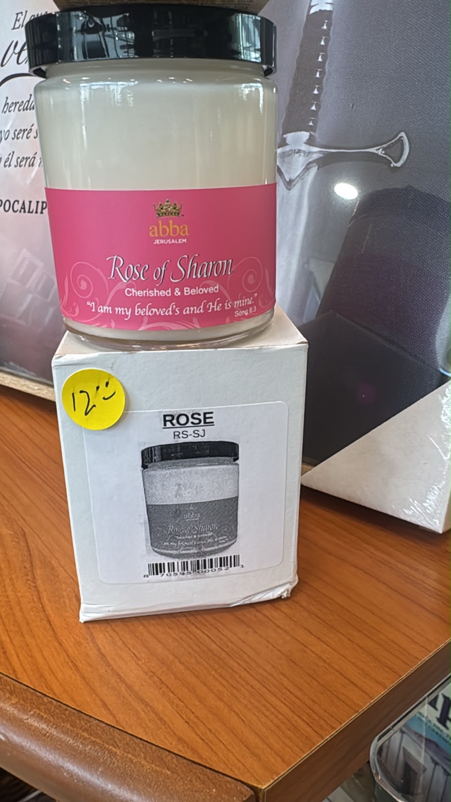 VELAS ROSE Y SHARON CHERISHED &BELOVED
