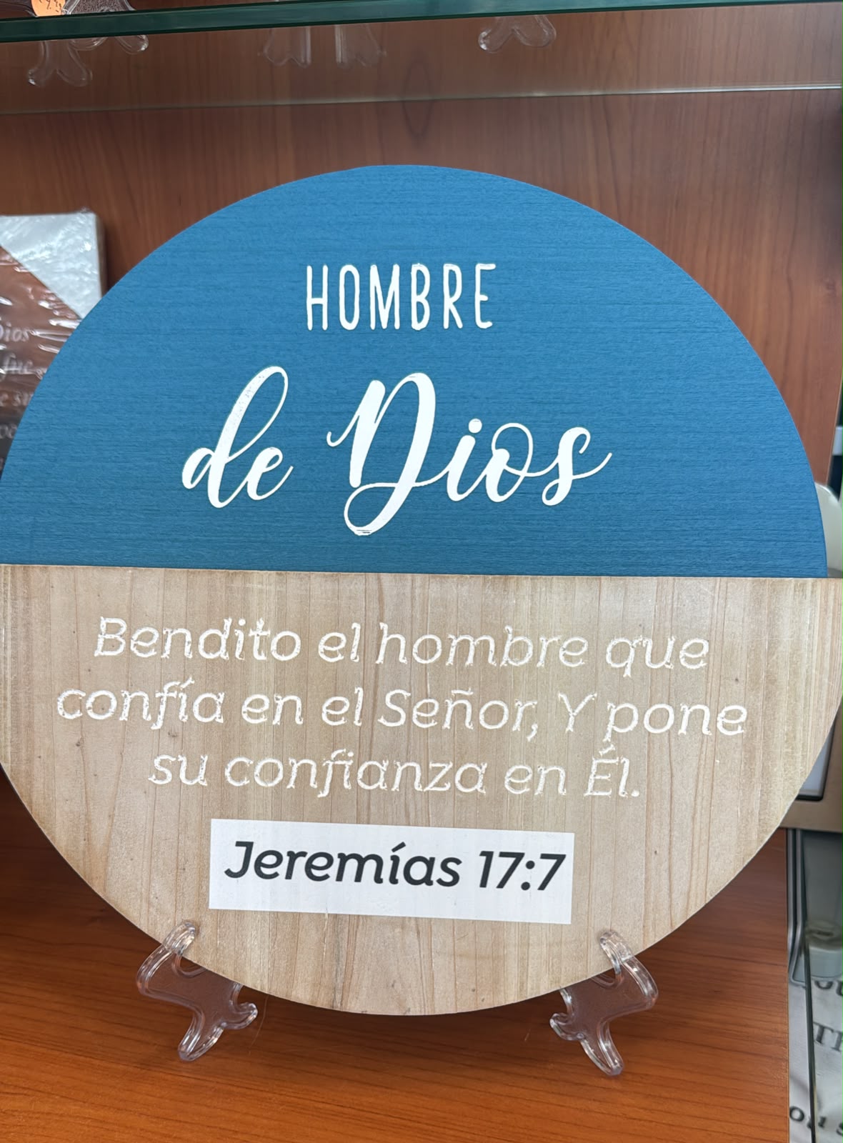 CUADROS EN FORMA DE CIRCULO CON MSM DE LA BIBLIA JEREMIAS 17:7