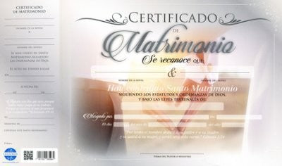 CERTIFICADO DE MATRIMONIO
