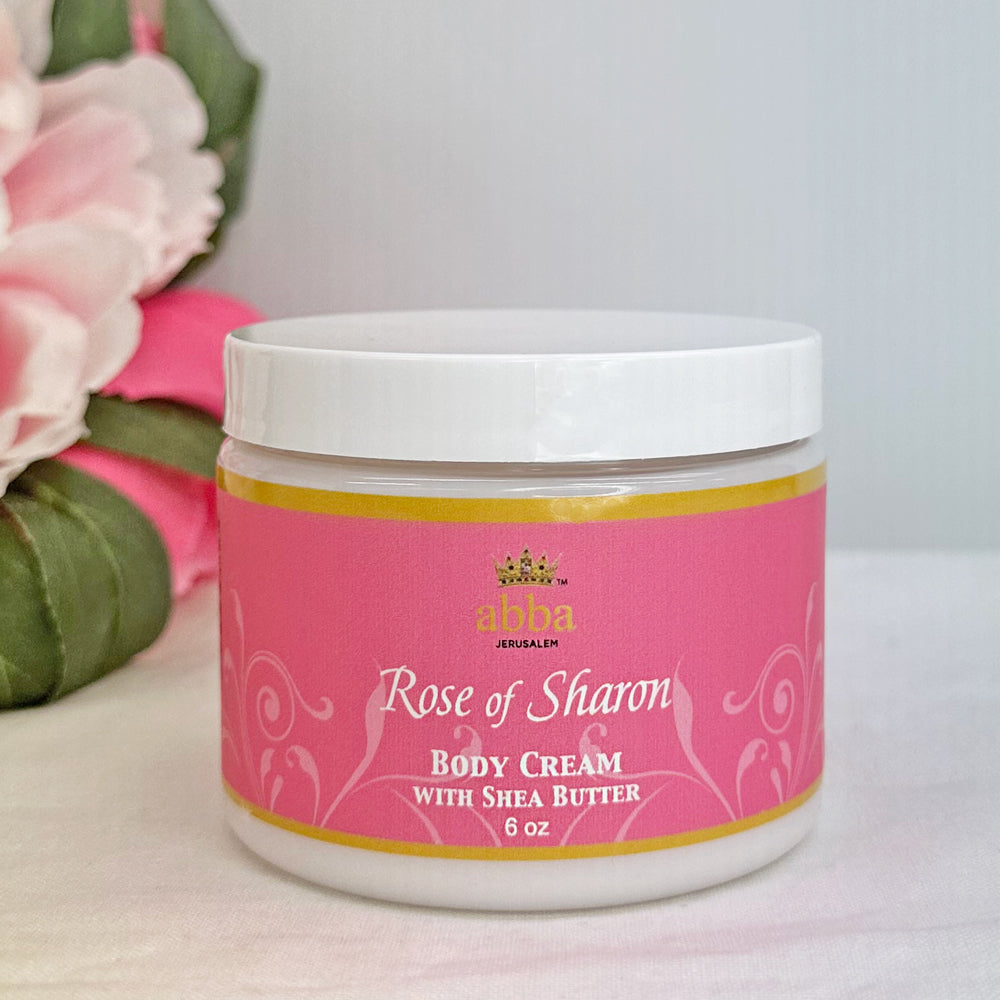 ROSE OF SHAROM BODY CREAM WITH SHEA BUTTER ROSE OF SHARON