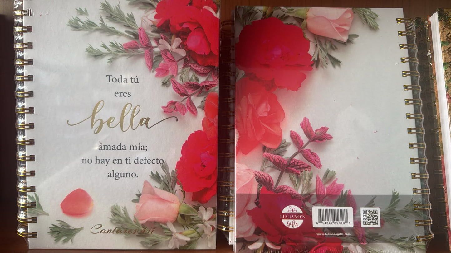 LIBRETAS DE APUNTES CON ESPIRAR CON MSM CANTARES 4:7